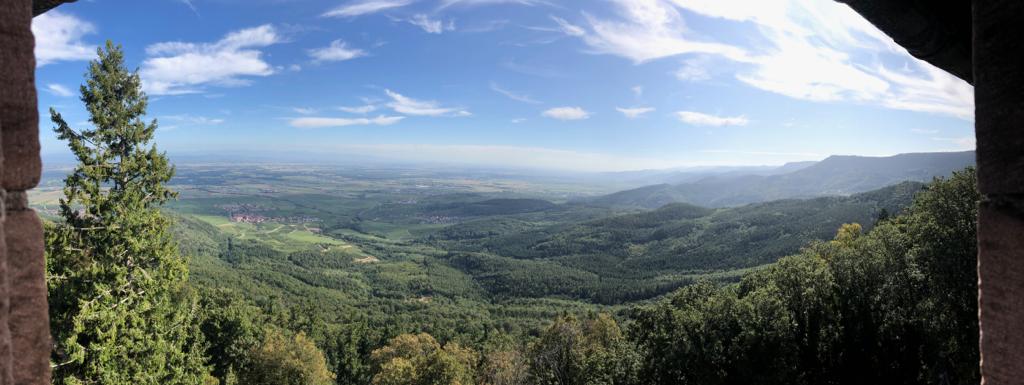 Atemberaubender Blick von der Hohkönigsburg