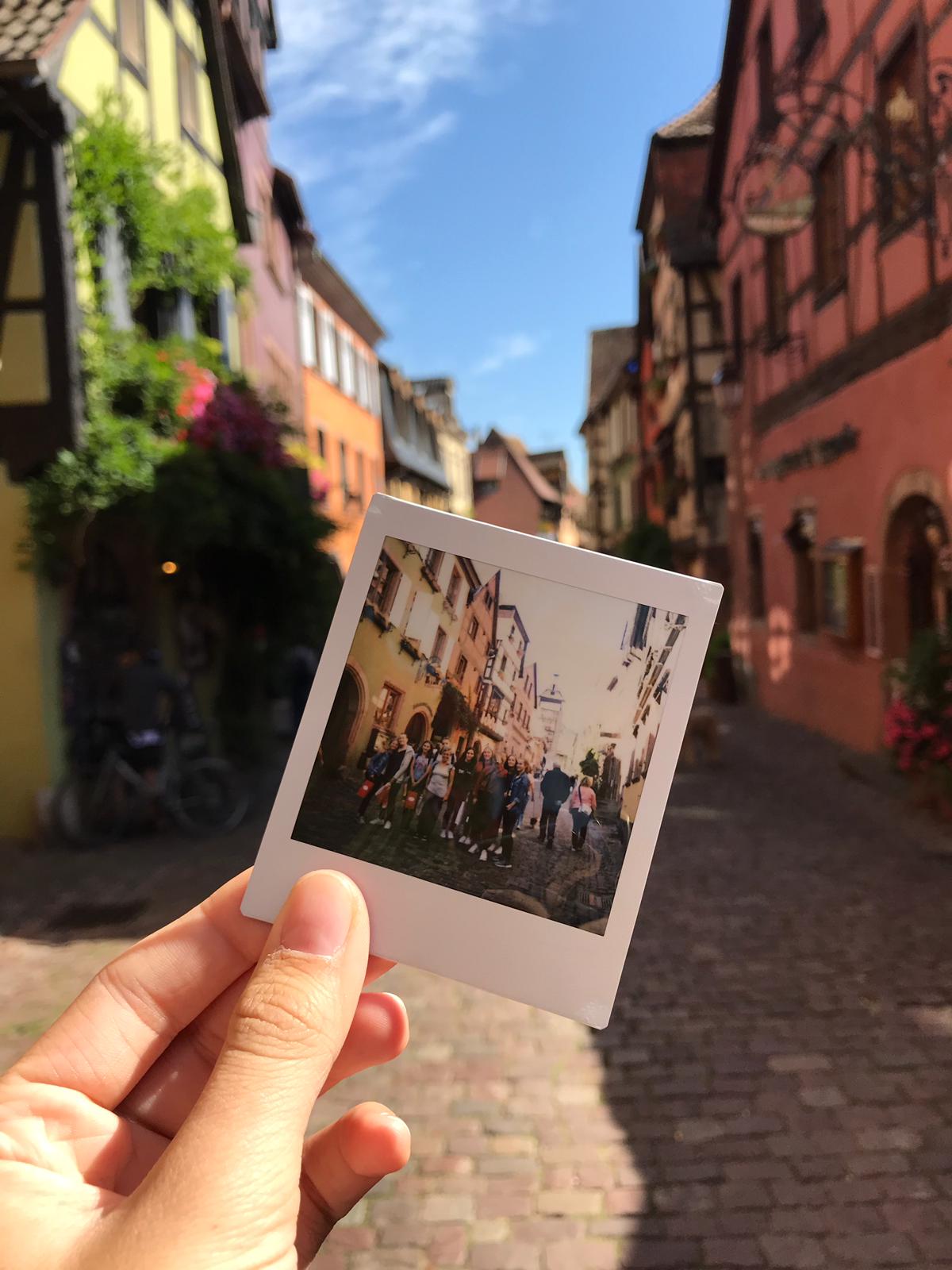 Polaroid Bild in Riquewihr